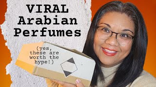 YESSSS these are WORTH THE HYPE! | VIRAL middle eastern fragrances (unboxing)