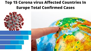 Top 15 Corona Virus Affected Countries In Europe Total Confirmed Cases | Racing Bar Chart