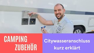 Was ist ein Citywasseranschluss und braucht man sowas?