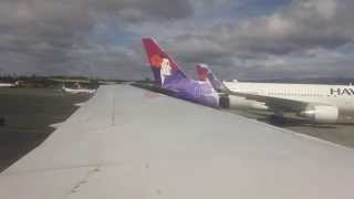 (60 FPS) Hawaiian Airlines 767 - Landing at Honolulu Int'l Airport