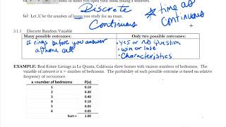 Chapter 6 Just Random Variables.. just discrete