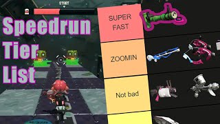 Splatoon 2 Weapon Speedrunning Tier List