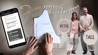 Customize your sewing patterns by HEIGHT - This tool makes it SO EASY to to get the perfect fit!