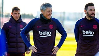 Highlights from Quique Setién's second day of training