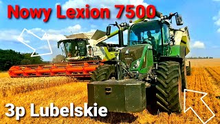 Żniwa 2021 pomału przechodzą do historii !Nowy Claas Lexion 7500☆Fendt || Usługi Rolnicze Szłapak ||