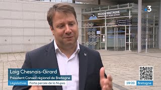 Réaction de Loïg Chesnais-Girard face aux résultats des législatives 2022