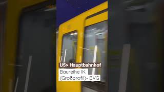 Einfahrt der U5 in den U- Bahnhof Museumsinsel (Berlin) | ÖPNVinBB | #shorts