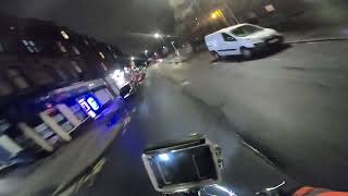 motorised bicycle 80cc cops watching n follow me night ride part2