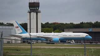 Air Force One Landing at Waukegan National Airport Sept 1 2020  Air Traffic Control Audio