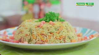 ¡Delicioso arroz con pollo y verduras! 🤩