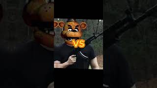 Bonnie with gun VS Freddy with Gun #fnaf #freddyfazbear #bonniethebunny #boutashootyoass