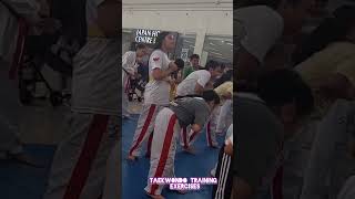 TAEKWONDO TRAINING EXERCISES #andrea #taekwondo #martialarts #taekwondotraining