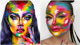 Happy Pride Month 🏳️‍🌈 Pride Makeup 🏳️‍🌈 Pride Makeup Tutorial For Beginners