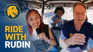 “Ridin’ with Rudin” Presidential Shuttle 2024, Texas A&M University-Commerce