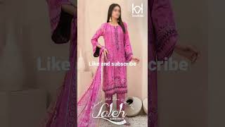 tawakkal laleh embroidered slub lawn digital print digital dupatta #youtubeshorts #trendingshorts