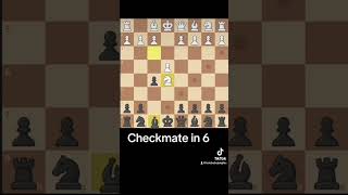 Checkmate in 6 #chess #shorts