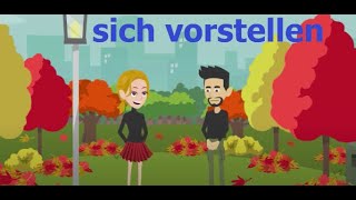 Deutsch lernen/ Learn German für Anfänger A1. (Sich vorstellen)            (Deutsche Sprache lernen)