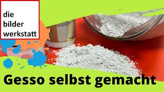 Gesso schnell selbst gemacht