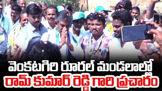 వెంకటగిరి రూరల్ మండలాల్లో నేదురుమల్లి రామ్ కుమార్ రెడ్డి గారి ఎన్నికల ప్రచారం | NRK Reddy