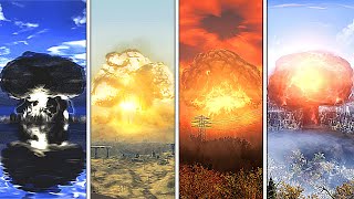 Nuclear Explosions in All Fallout Games