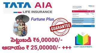 Fortune Guarantee plus(Insurance)in telugu