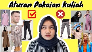 Pakaian saat kuliah | Pakaian yang dilarang dan diperbolehkan untuk kuliah | Aturan pakaian kuliah