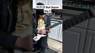 12.27.22 Beat Improv Clip 2 | #shorts #guitarist #guitar #guitarsolo #beats #beat