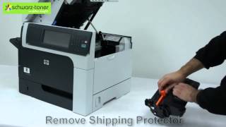 HP LaserJet Enterprise M 4555 Toner Cartridge Replacement - user guide (CE390A/A-MICR/A-XXL/X/XD)