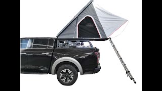 Aluminum hard shell roof tent