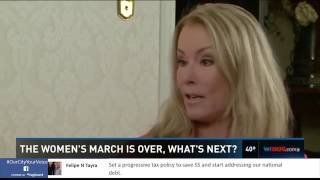 Donna Rice Hughes on WUSA 9 Discussing the Women's March