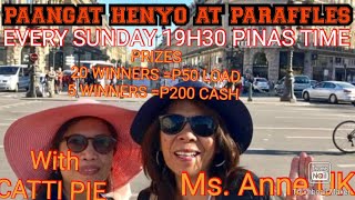 PAANGAT HENYO AT RAFFLES WITH CATTI PIE AND MS.ANNE UK