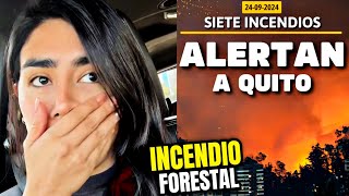 Kerly Morán habla sobre el incendio forestal de Quito 💔