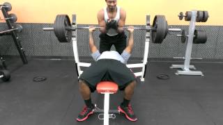 Jamal Gardner - 375 lbs bench press.