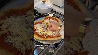 Valentine’s Day pizza