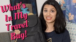 What's in My Bag Travel Edition | Tickle Me Pink