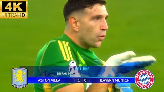 Emiliano Martinez Saves vs Bayern Munich | 4K