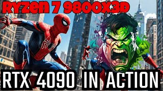 Ryzen 7 9800x3d vs. Marvel's Spider-Man: Miles Morales Gameplay on RTX 4090