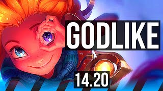 ZOE vs ZED (MID) | Godlike, 13/4/9 | NA Master | 14.20