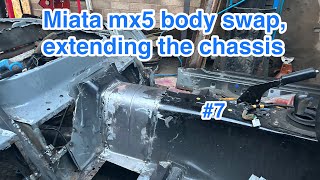 Mx5 miata body swap ford escort xr3i restoration RWD conversion body extension