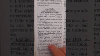 Lettura del Salmo 99