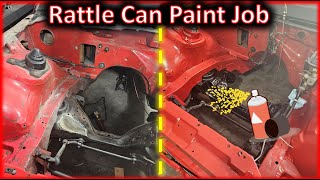 RESTORING my 1985 Trans Am's Engine Bay with Spray Paint!