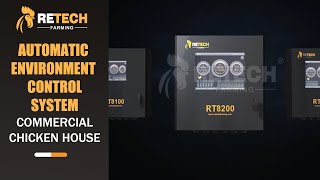 Automatic environment control system | Commercial chicken house - RETECH Farming Chicken Cage