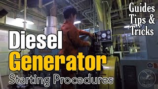 How to start Diesel Generator on board a ship | Starting Procedure | Batang Marino Ep. 023