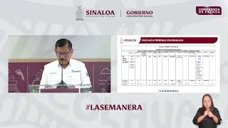 Informa secretario de seguridad sobre resultados de los operativos de fin de semana.