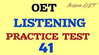 OET LISTENING || Andrew Taylor & Kathy Tanner patient || #oet #oetexam