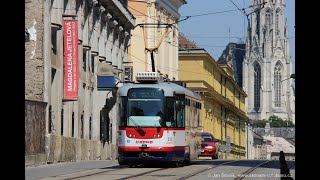 Jízda tramvají Vario LF.E s ev.č.: 253 na lince: X4/1 v úseku: U Sv. Mořice - Náměstí Hrdinů