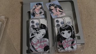 뉴진스 NEWJEANS GET UP PHONE CASE 15 PRO MINJI + HAERIN UNBOXING/REVIEW