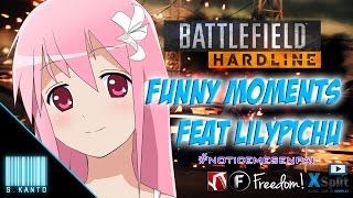 ★ Battlefield Hardline with Friends ★ Feat LilyPichu ?! (Car Chases, Lily Senpai, Dancing)