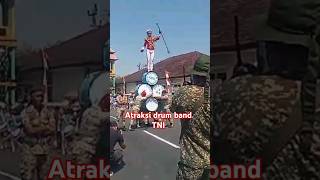 drum band TNI bikin heboh #tni #karnaval #shorts