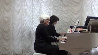 13  Елизавета Балашова, Елена Пономарёва piano duet